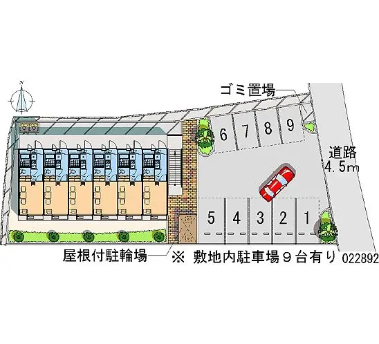 ★手数料０円★京都市伏見区日野野色町　月極駐車場（LP）